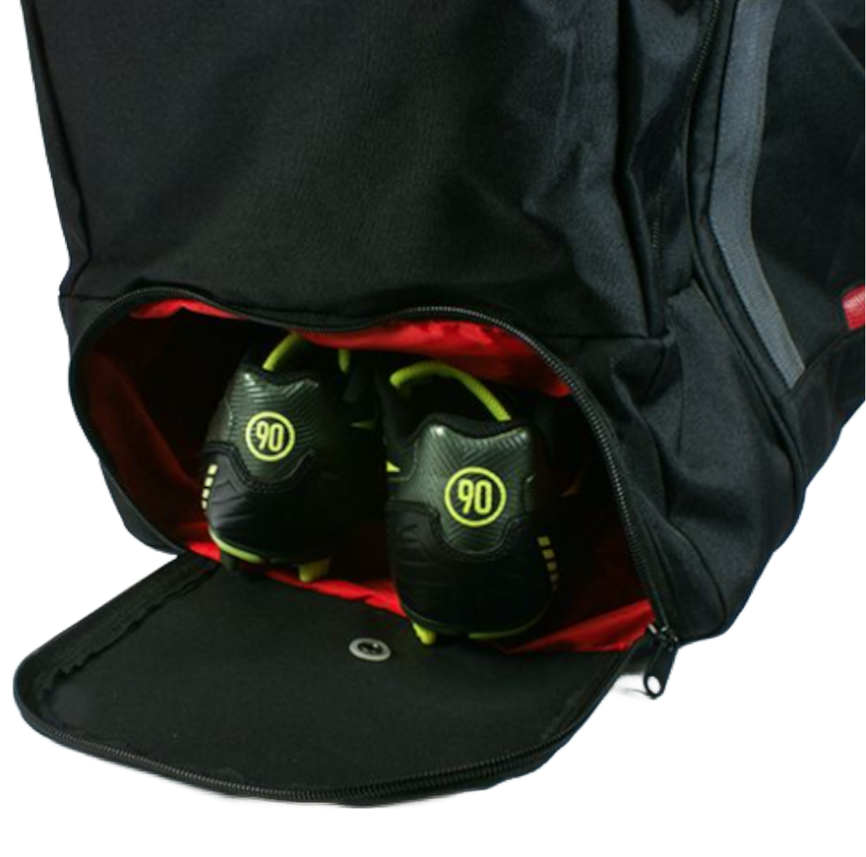 FLORIDA sports bag with removable flap, black