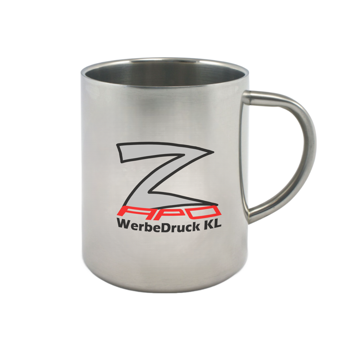 Stainless steel mug MARTIN, 11oz, size Ø approx. 82 mm