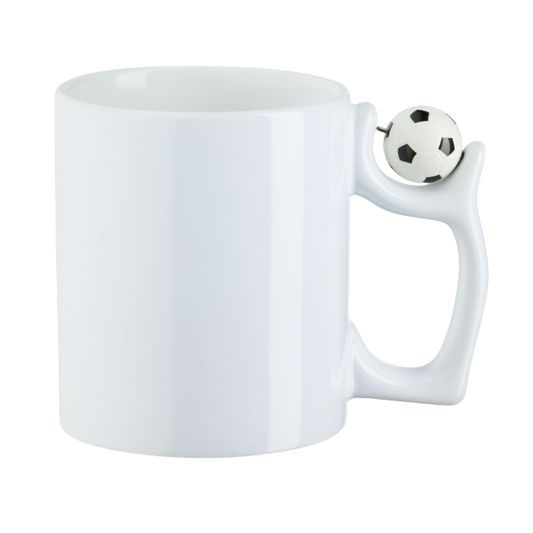 Football mug white