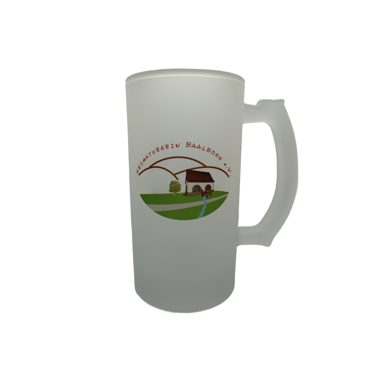 HVB beer mug, 16oz satin finish