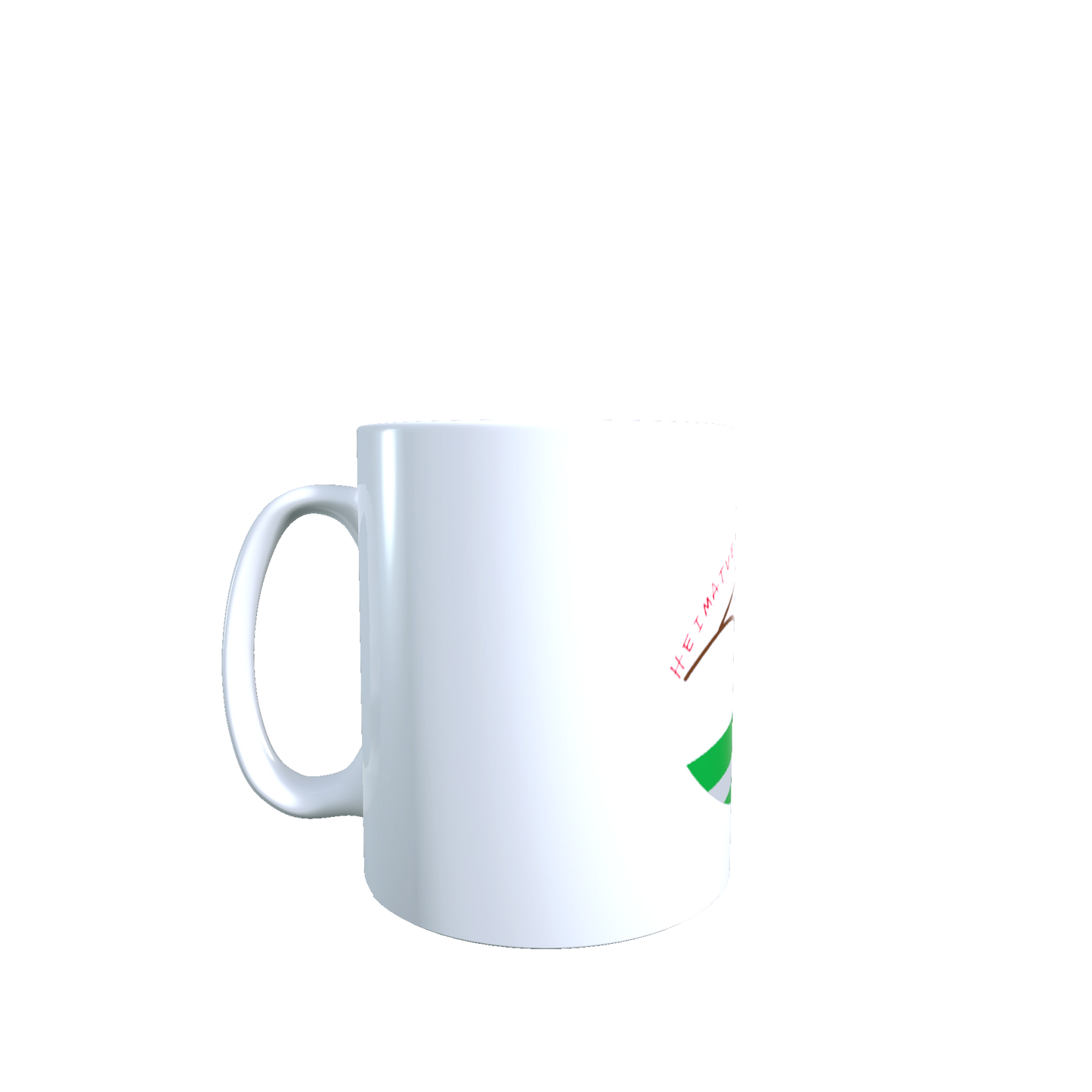 Ceramic mug from the Baalborn local history association