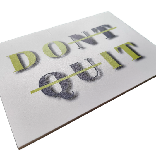 White rigid foam board, printed on both sides