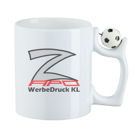 Football mug white