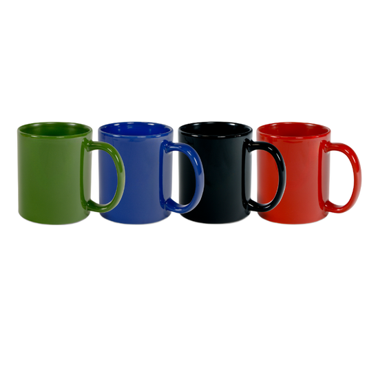 Ceramic mug for toner transfer