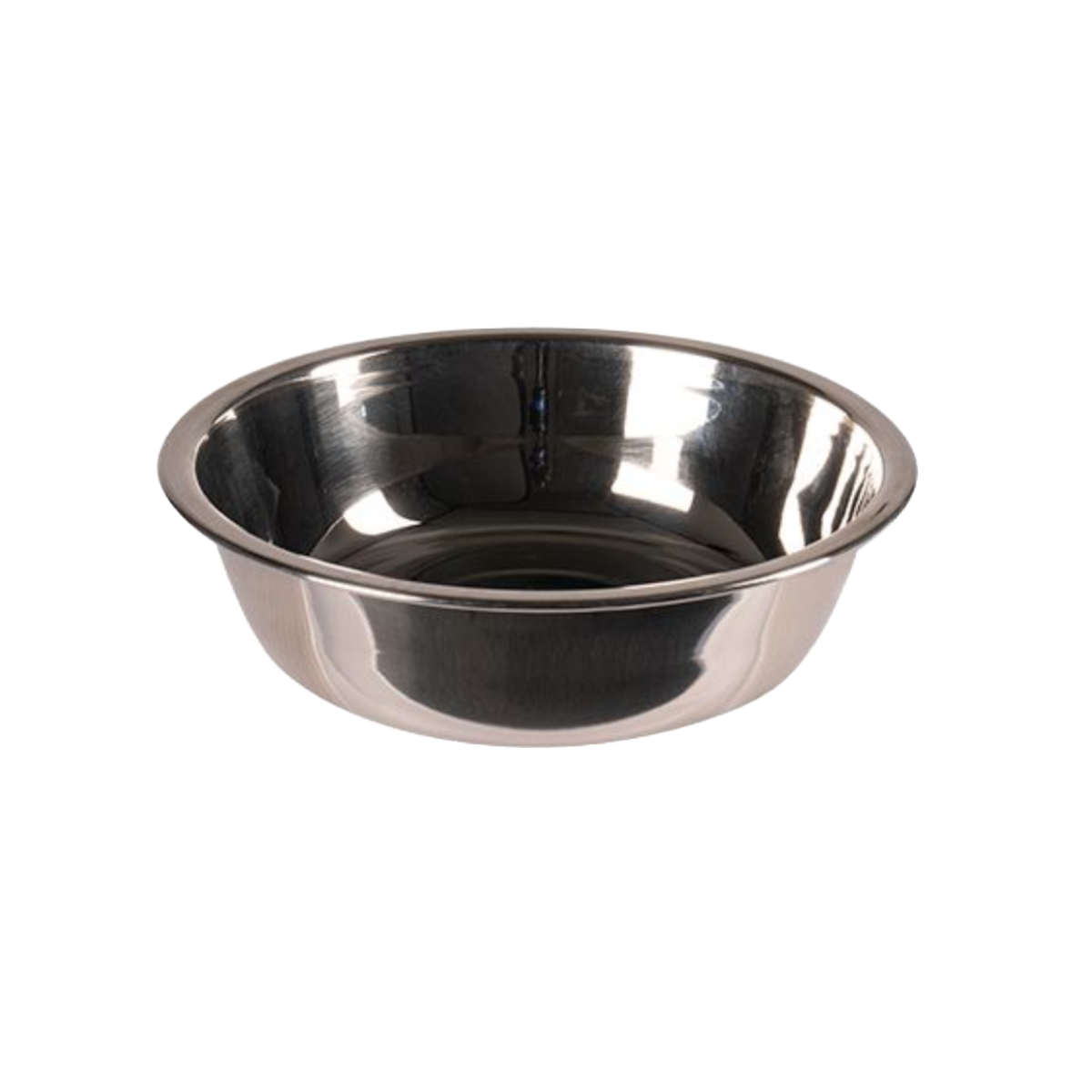 Animal bowl made of polymer plastic with stainless steel insert
