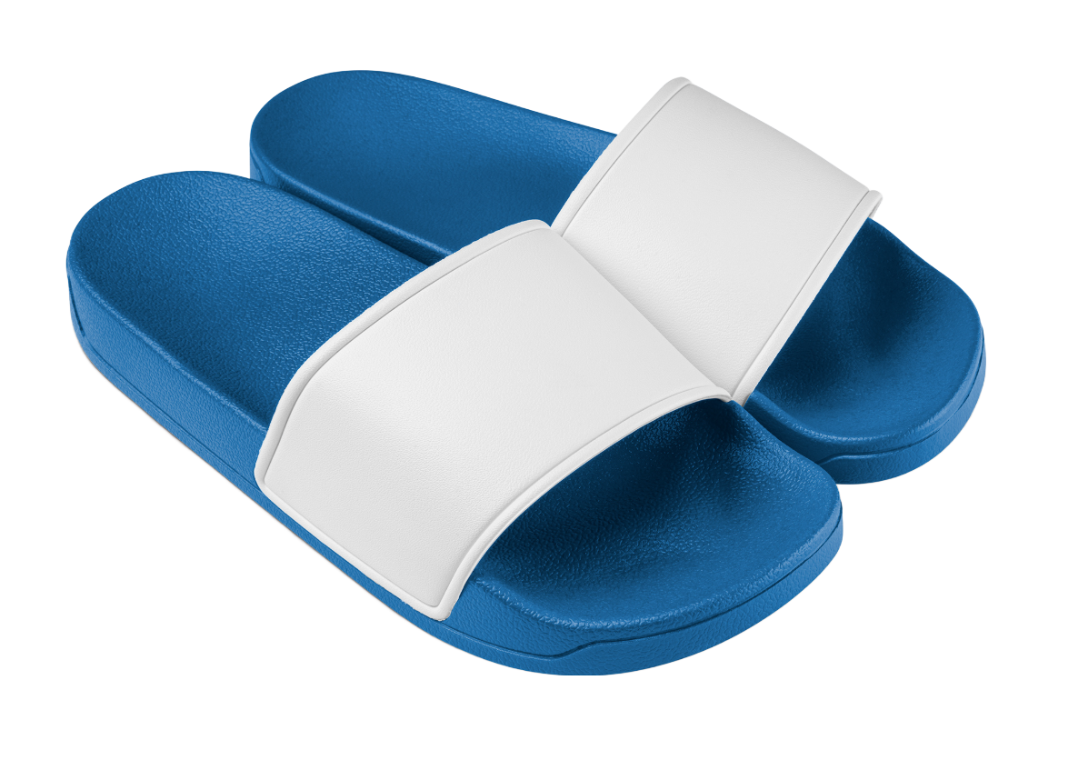 Adult flip-flops with printable tab
