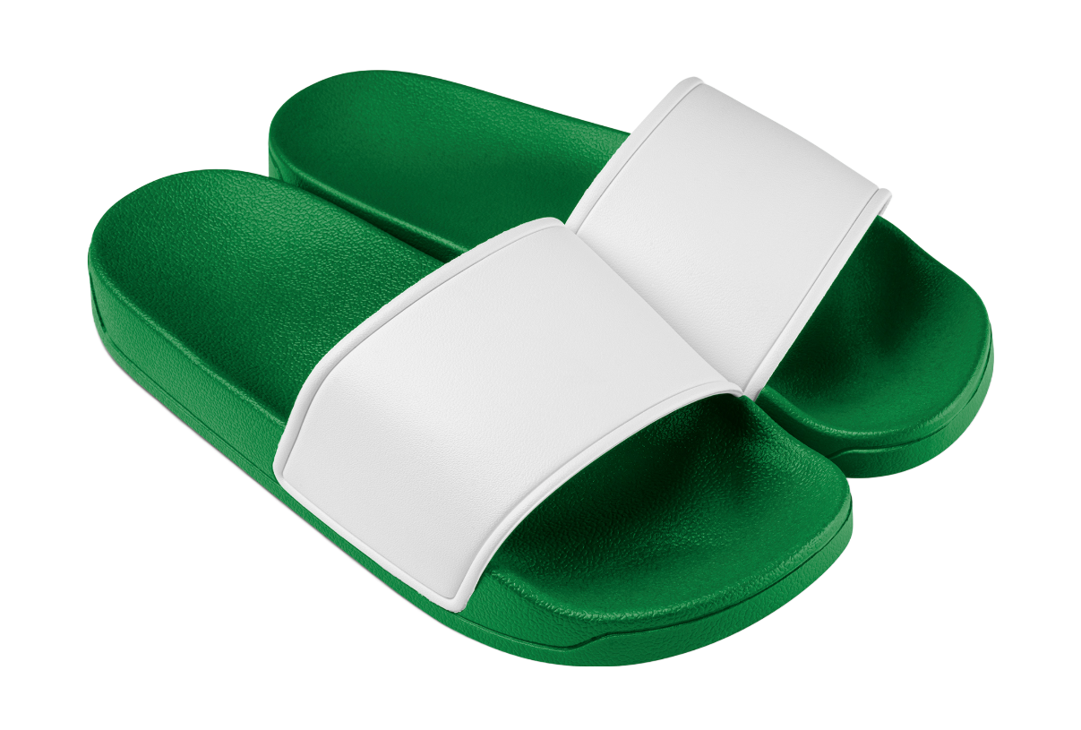 Adult flip-flops with printable tab