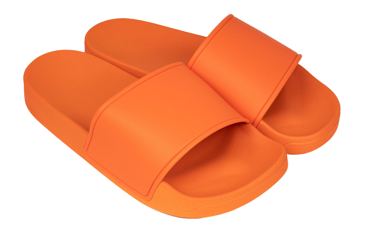 Adult flip-flops with printable tab