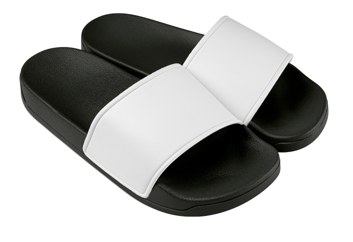 Adult flip-flops with printable tab
