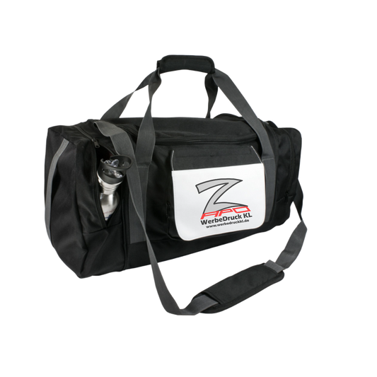FLORIDA sports bag with removable flap, black