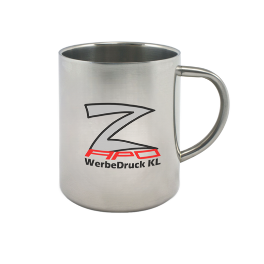 Stainless steel mug MARTIN, 11oz, size Ø approx. 82 mm