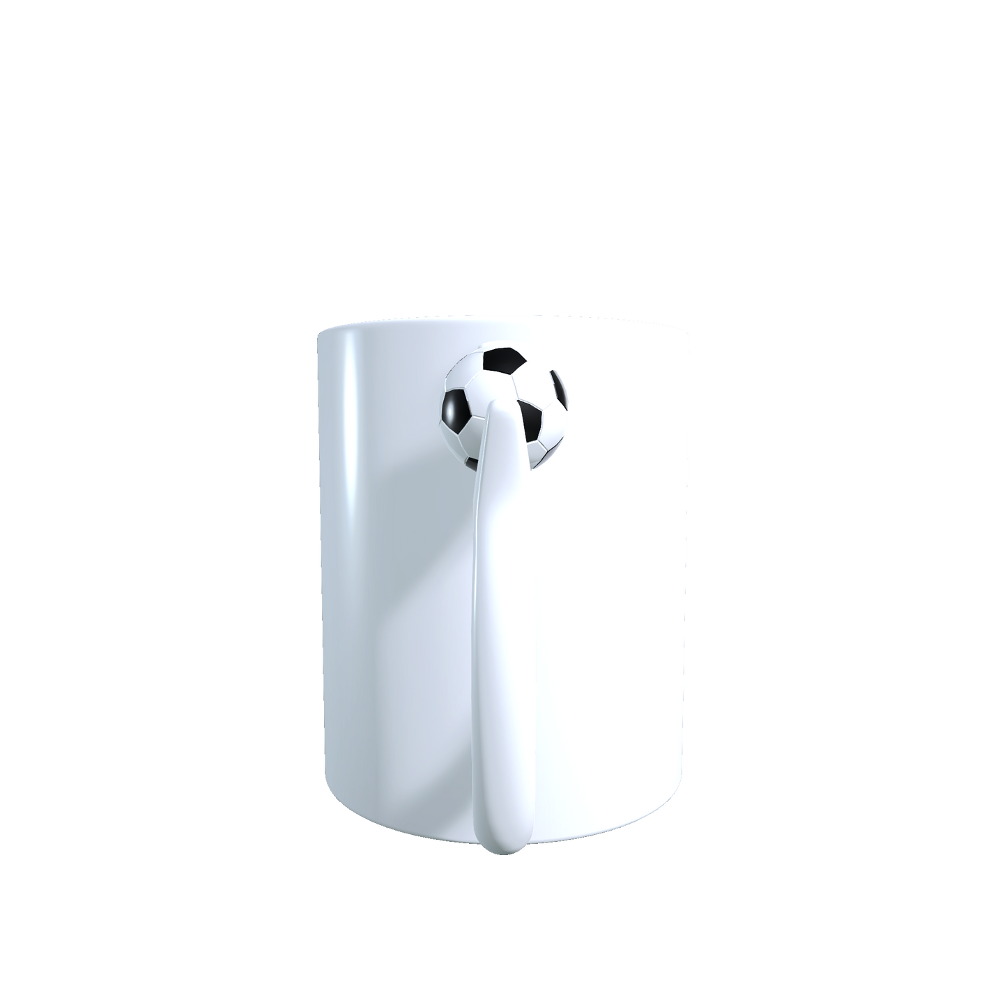 Football mug white