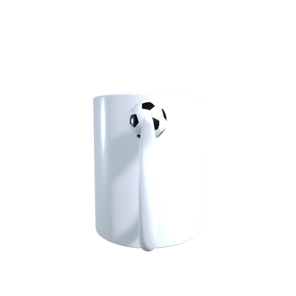 Football mug white