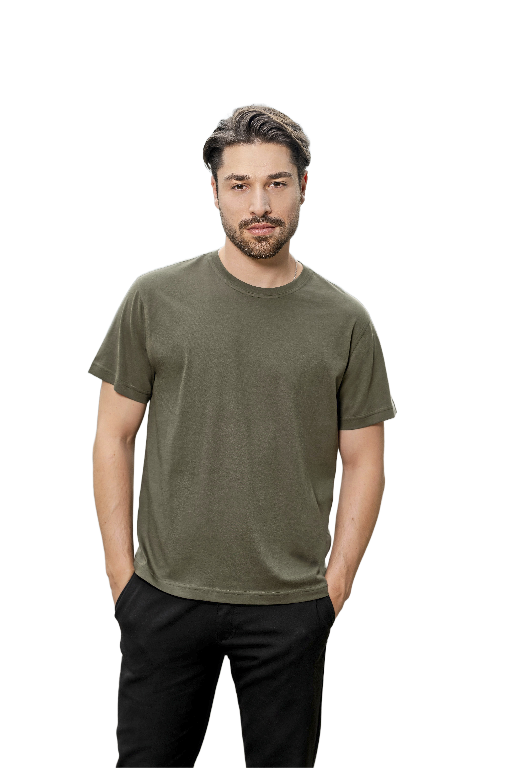 Mens Organic Heavy Luxury Roundneck Tees