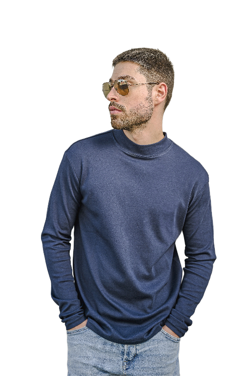 Mens Premium Highneck Longsleeve Tees