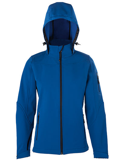 Womens Hooded Soft-Shell Jacket