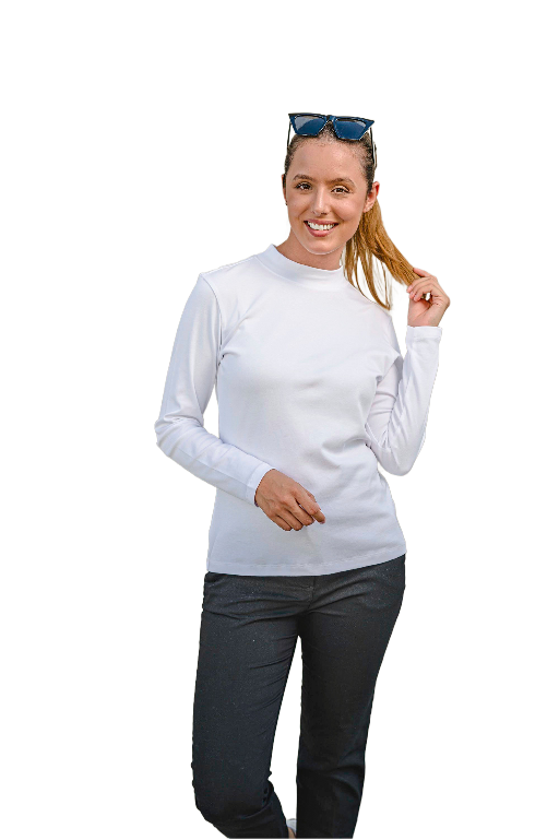 Womens Premium Highneck Longsleeve Tees