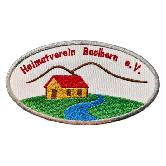 Baalborn Local History Society Logo Embroidered Patch