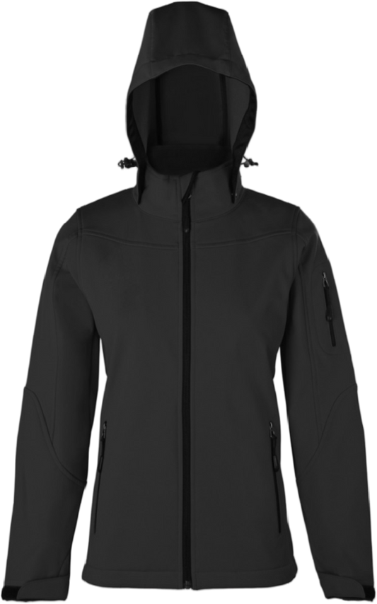 RFV Womens Hooded Softshell Jacket