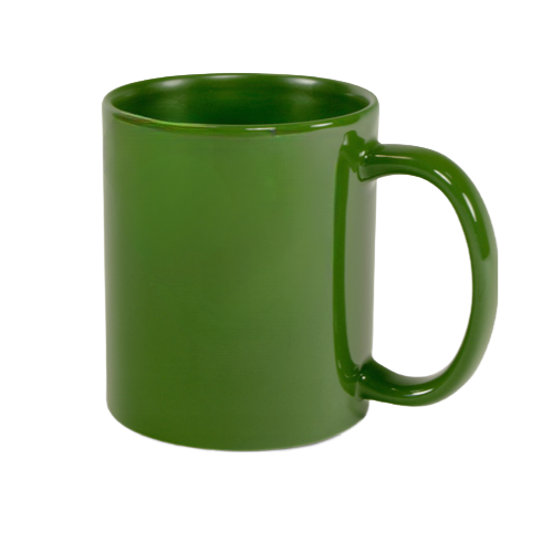 Keramiktasse für Tonertransfer