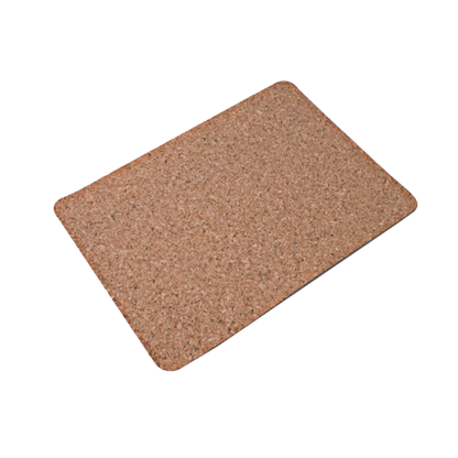 Hochglanz-Tischset aus Kunststoff, Rückseite aus Kork, Größe 395 x 285 x 1,5 mm