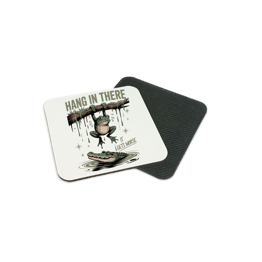 High-gloss coaster, size 95 x 95 x 3 mm