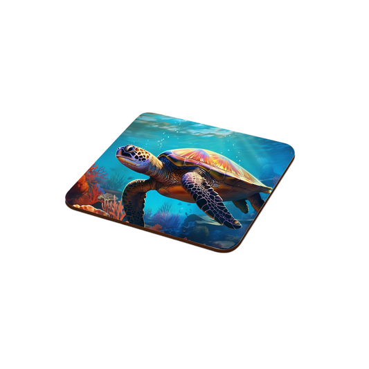 Hardboard coaster 90 x 90 mm, thickness 3 mm
